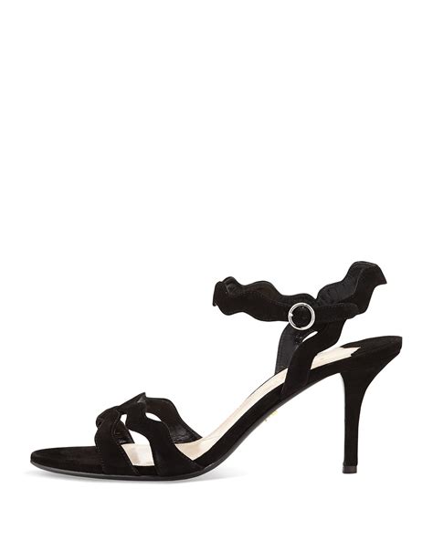 prada suede wavy strap sandal|Women's Prada Sandals and Flip.